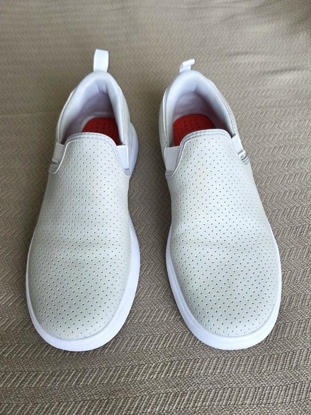 Speedo Hybrid Perforated Ivory Slip On Casual Shoes